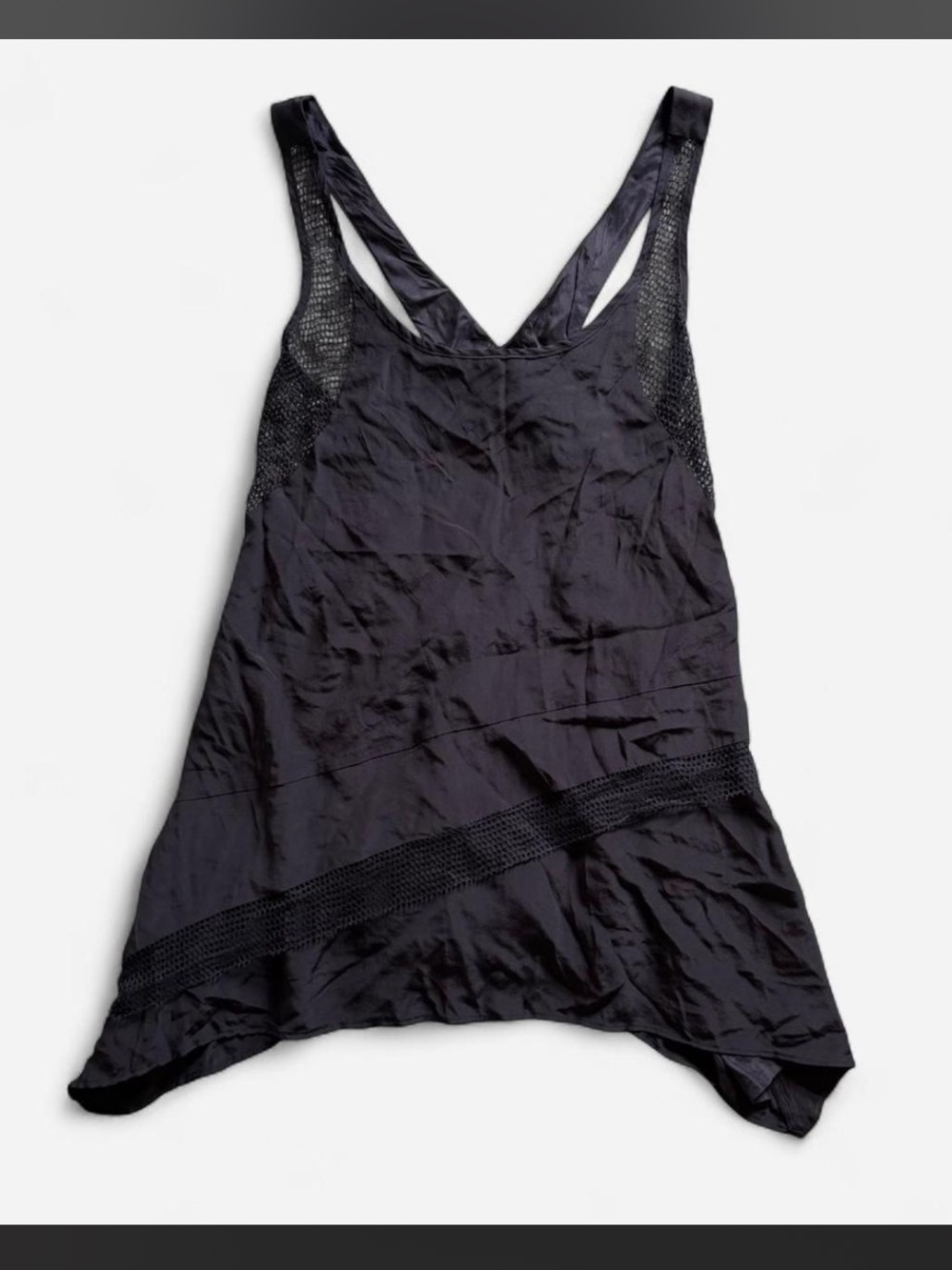 Vintage Tank w/ Fishnet Details  <3
